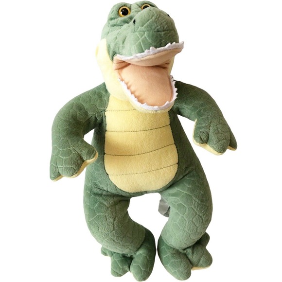 Build-A-Bear Workshop Crocodile Alligator Stuffed Animal Plush Green Yellow 18" - Picture 1 of 10